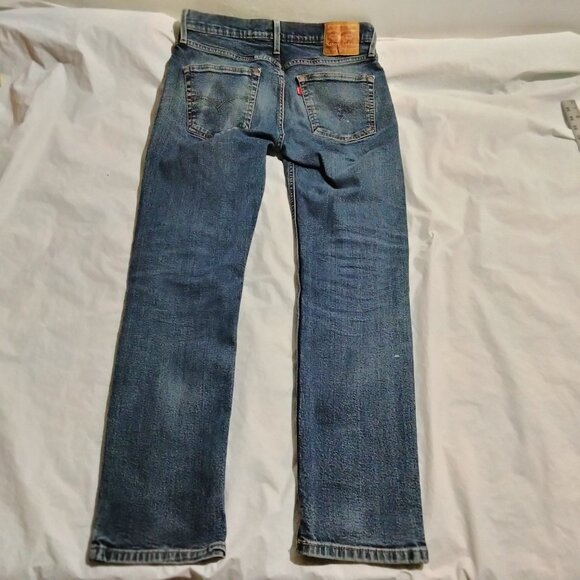 Levi's 514 Slim Straight Men's Jeans 32x32 Blue Denim (Loose Stitch and Stretch) - Picture 4 of 5